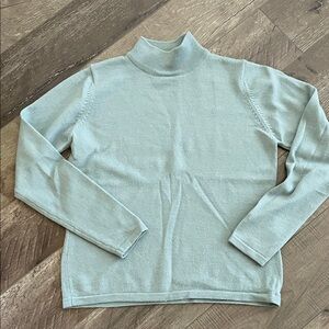 Valerie Steven’s 100% Merino Wool Mock Turtleneck Women’s Sweater Size PS